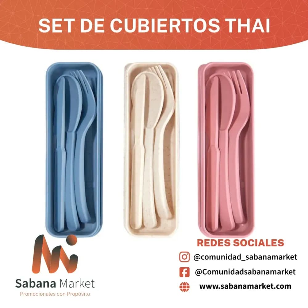 SET DE CUBIERTOS THAI