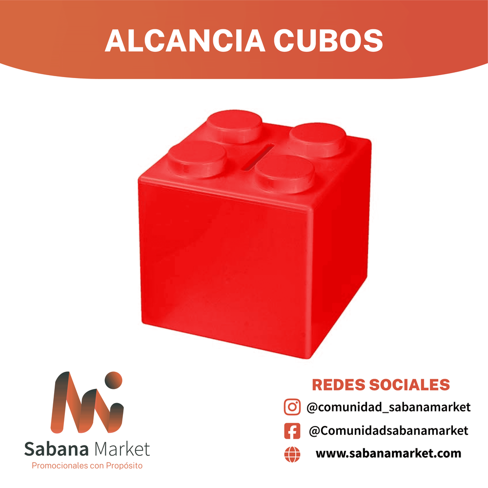Alcancia Cubos