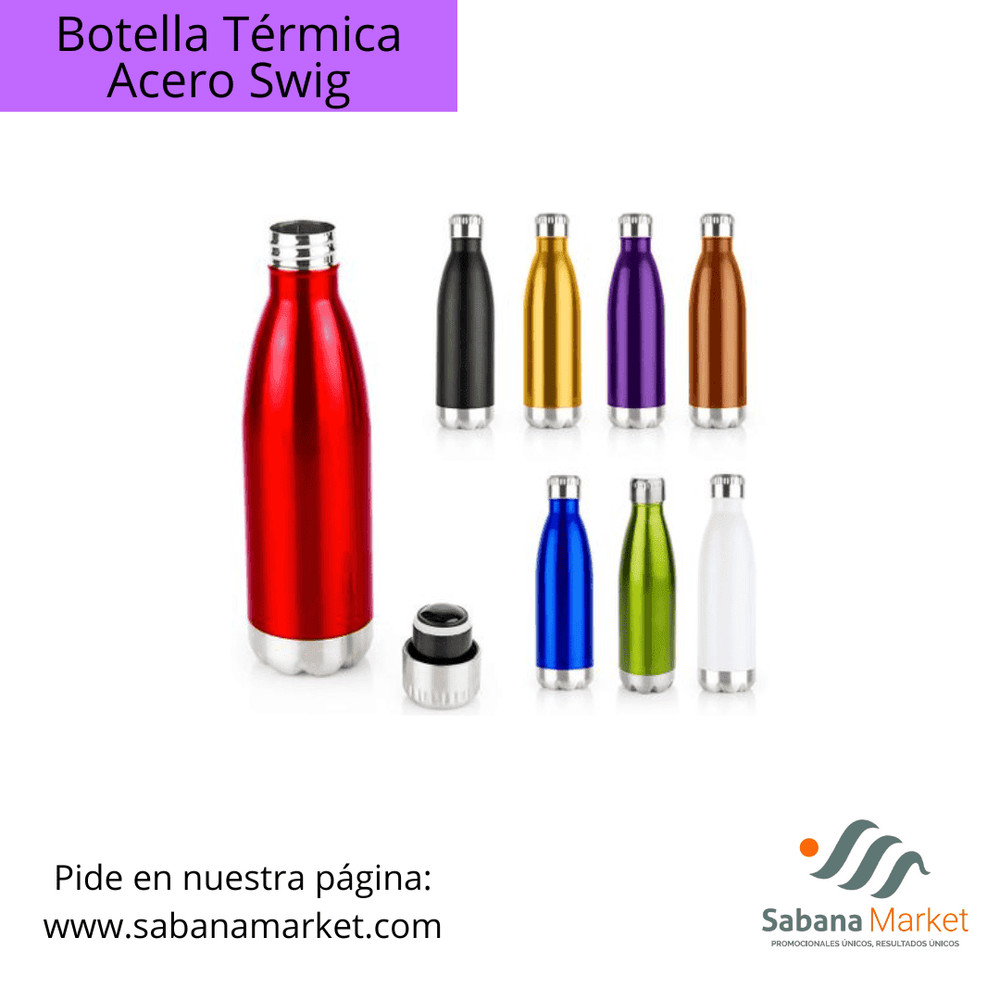 Botella Térmica Acero Swig 500 ml / 17 oz