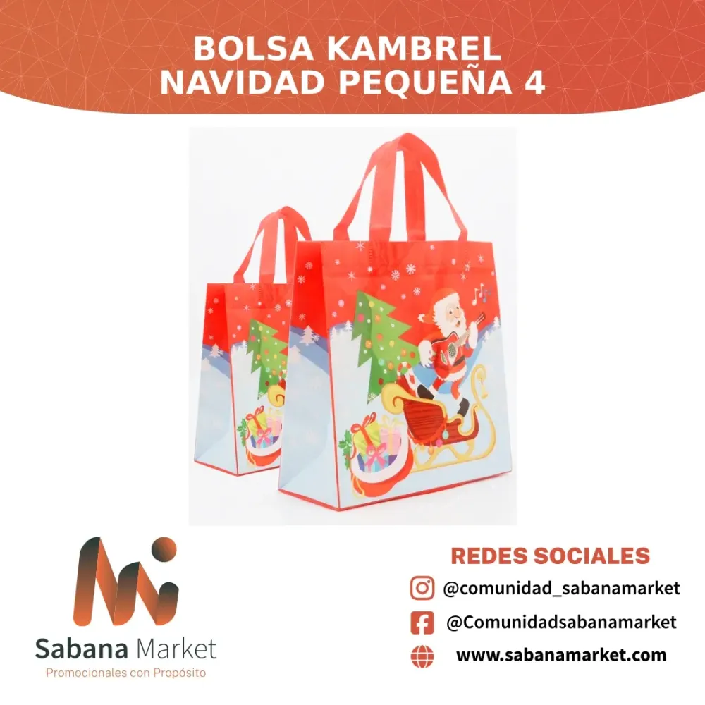 Bolsa Kambrel Navidad Pequeña 4