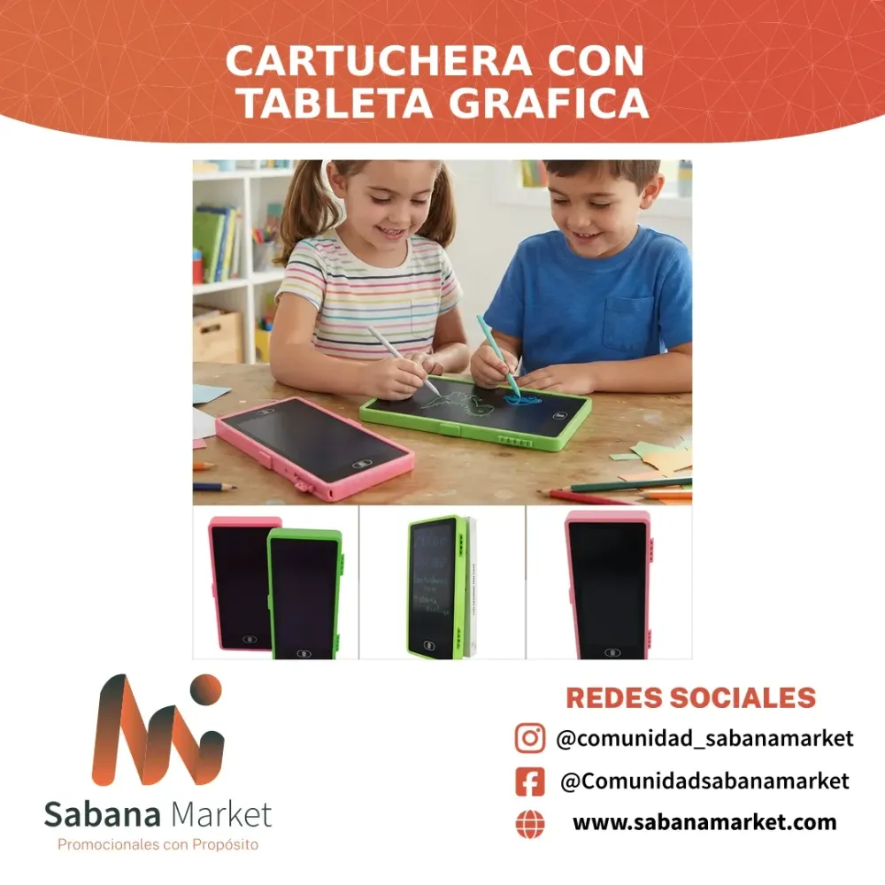 Cartuchera con Tableta Grafica