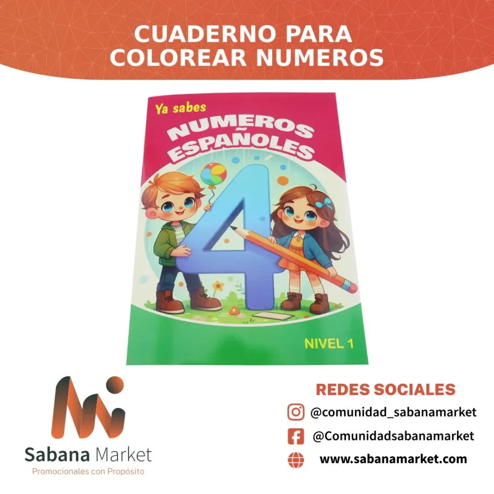 Cuaderno para Colorear Numeros
