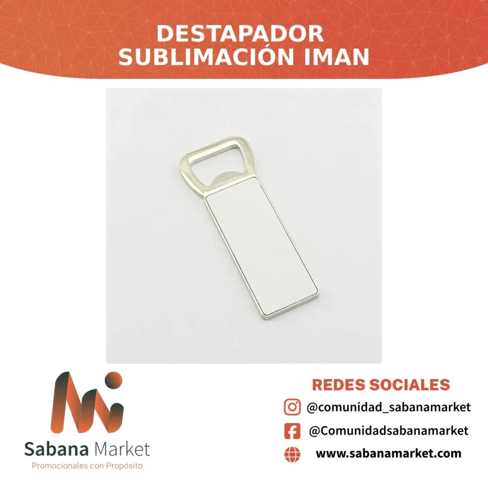 Destapador Sublimación Iman