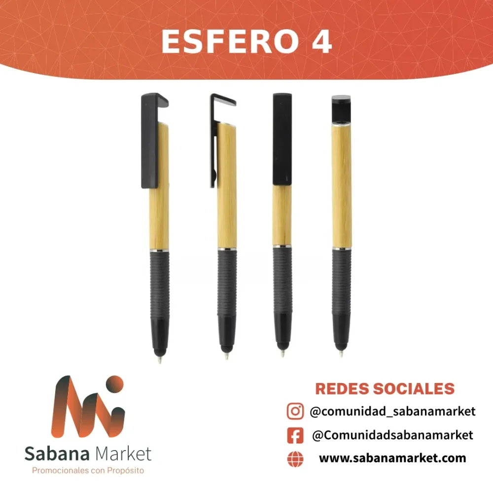 Esfero Bambu 4