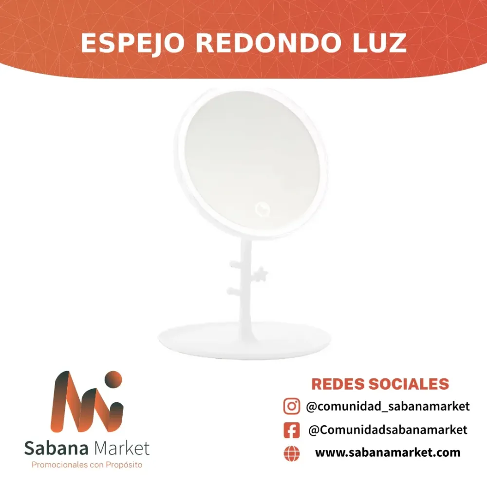 Espejo Redondo Luz