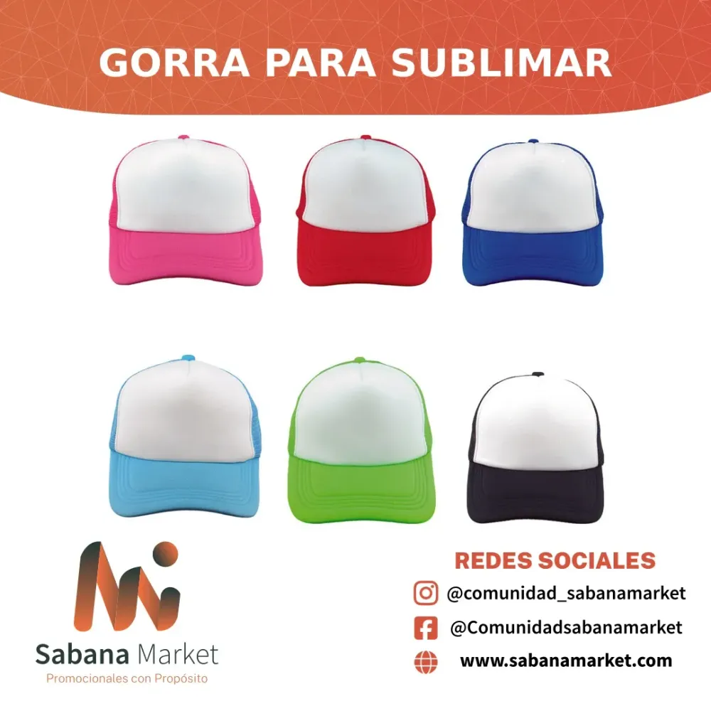 Gorra para Sublimar