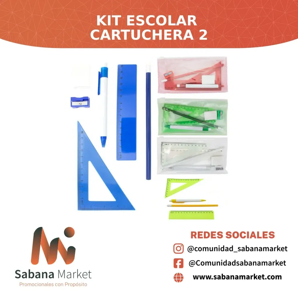 Kit Escolar Cartuchera 2