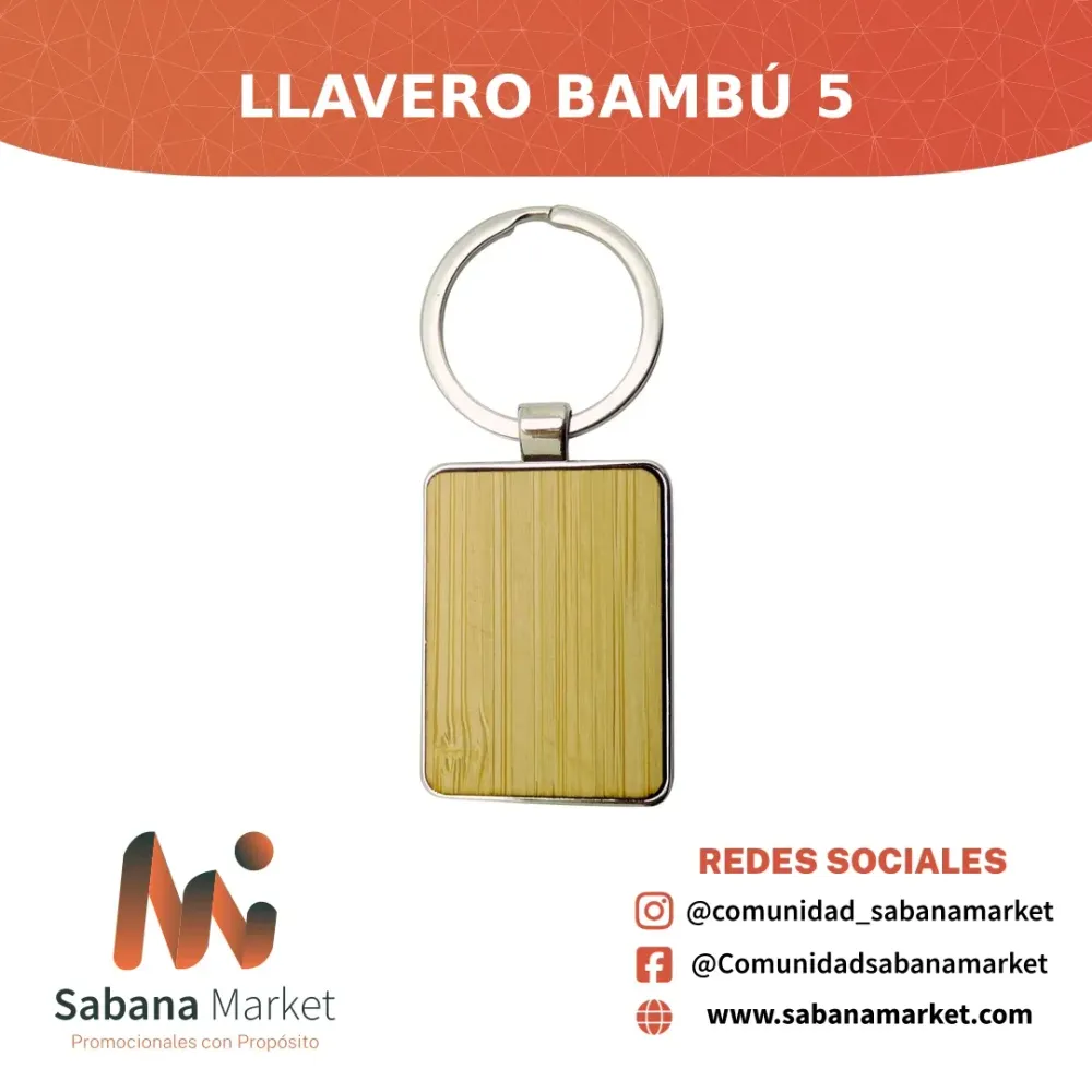 Llavero Bambú 5