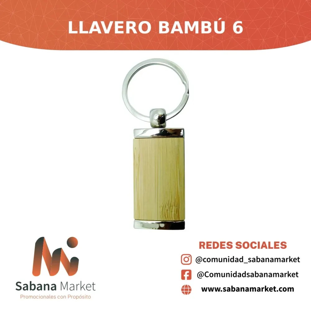 Llavero Bambú 6
