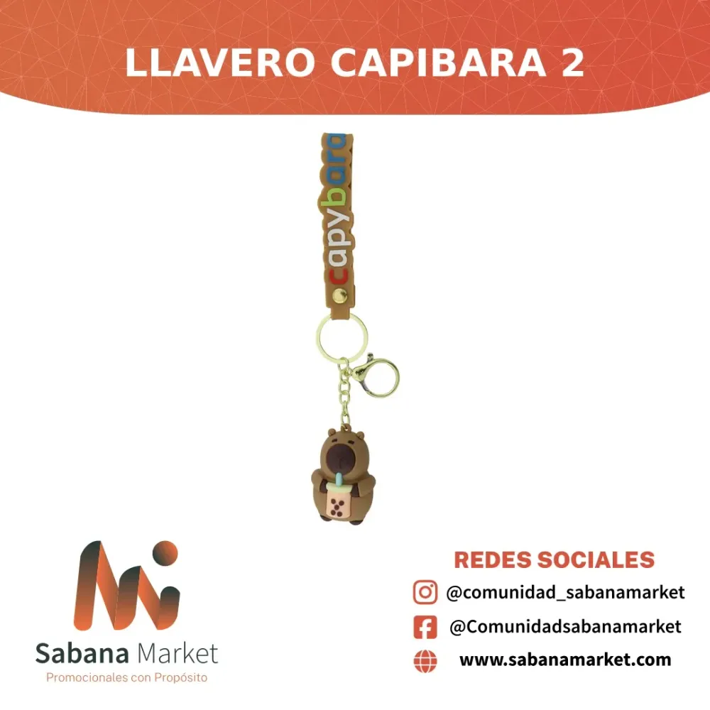 Llavero Capibara 2