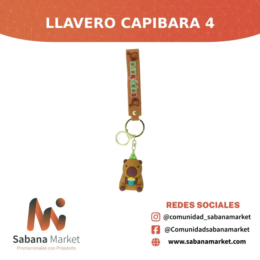 Llavero Capibara 4
