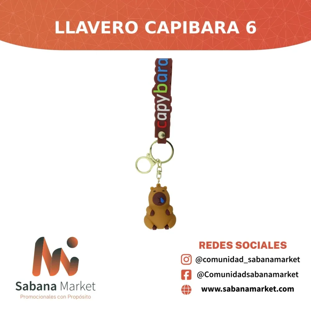 Llavero Capibara 6