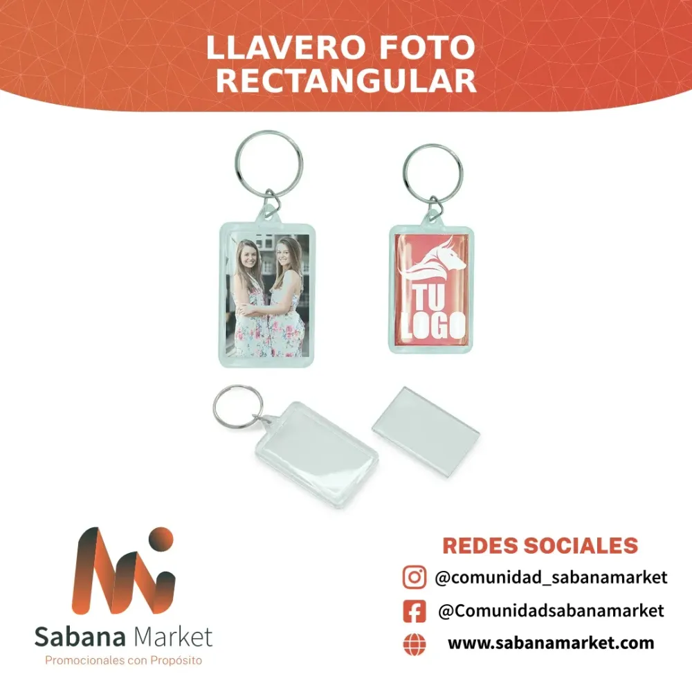 Llavero Foto Rectangular
