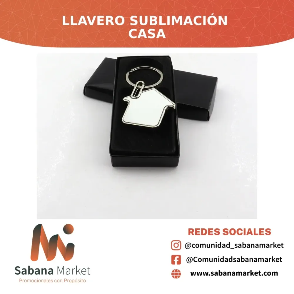 Llavero Sublimación Casa