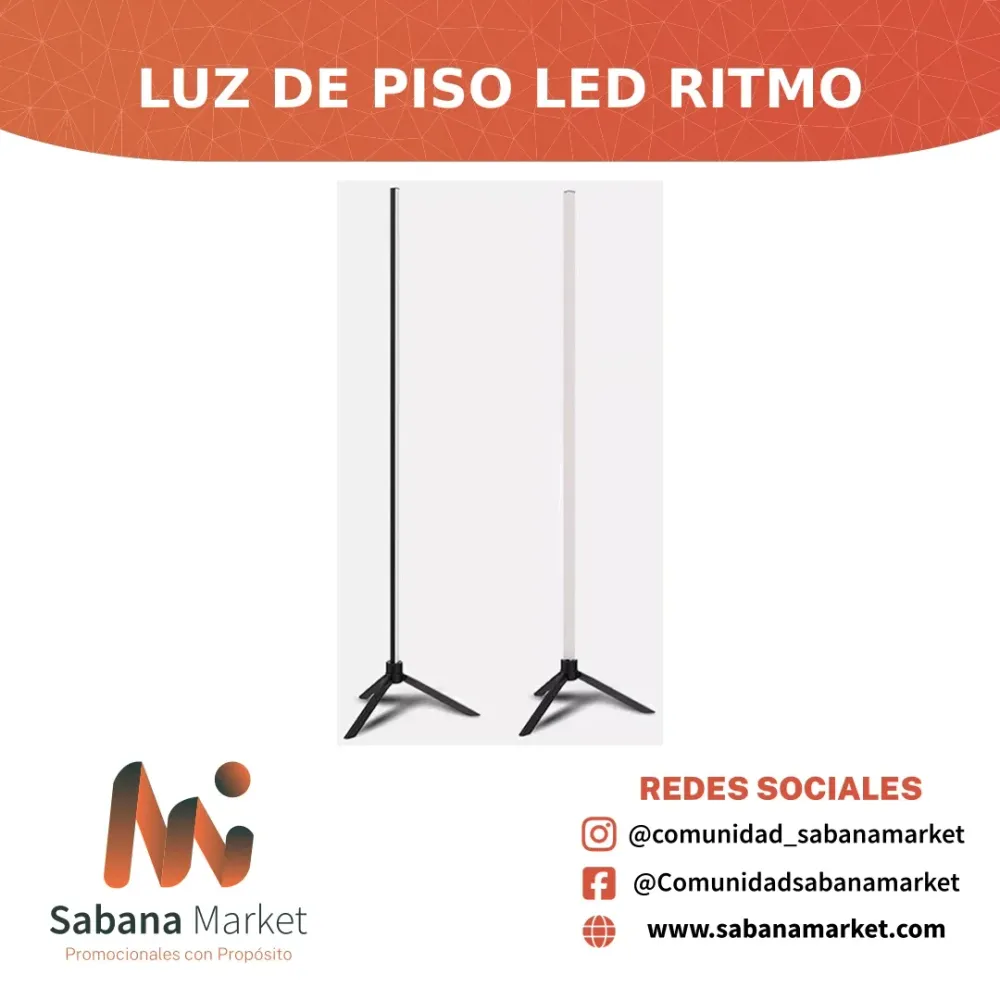 Luz de Piso LED Ritmo