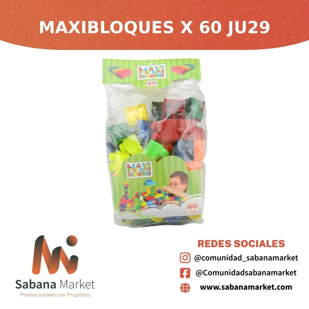 Maxibloques x 60 JU29