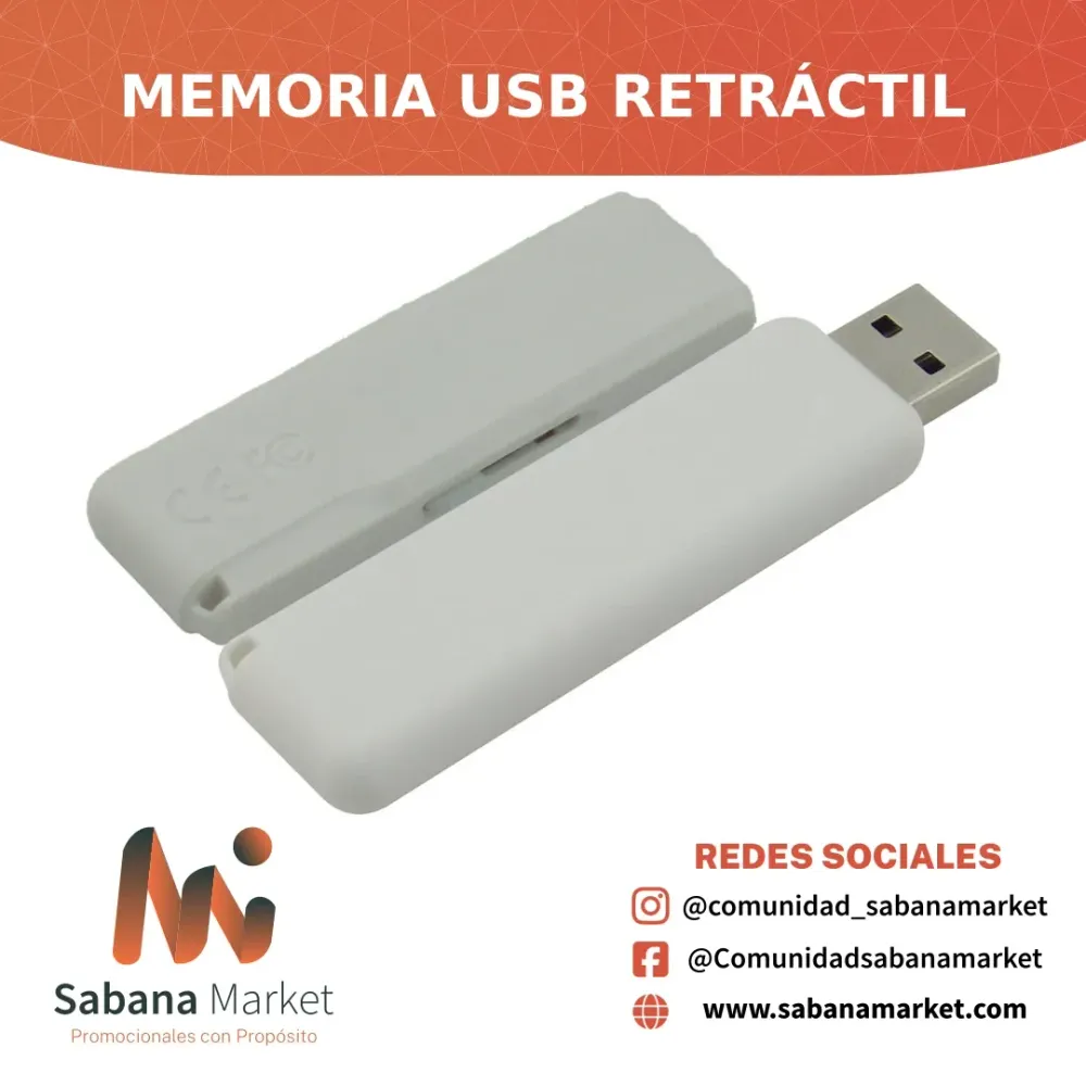 Memoria USB Retráctil