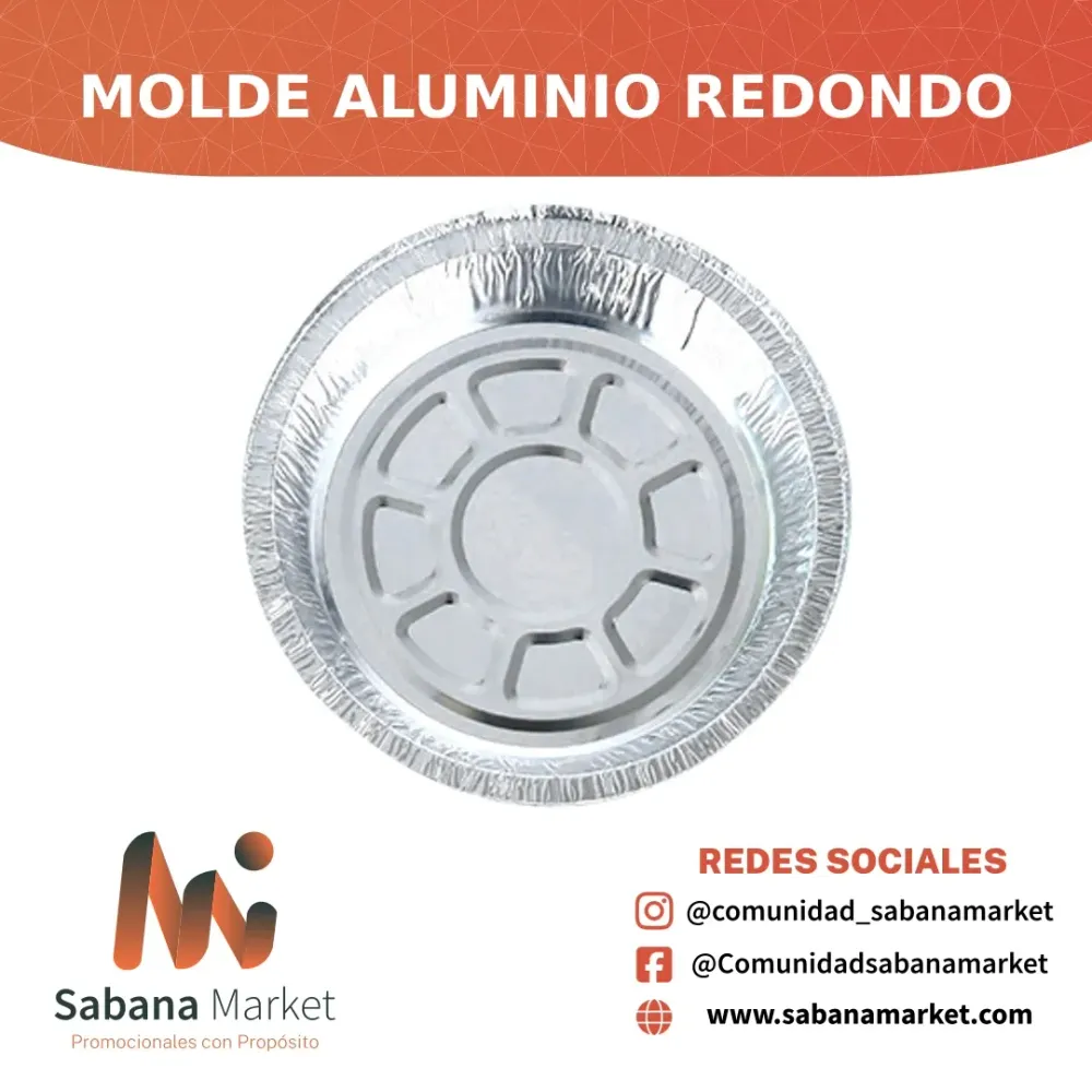 Molde Aluminio Redondo