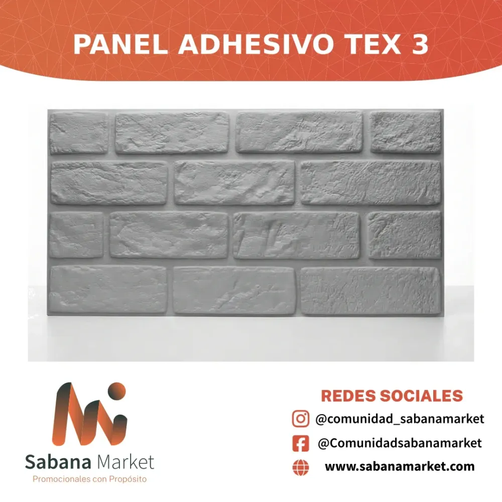 Panel Adhesivo Tex 3
