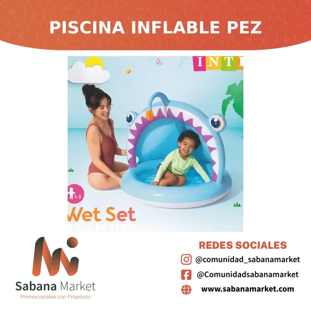 Piscina Inflable Pez