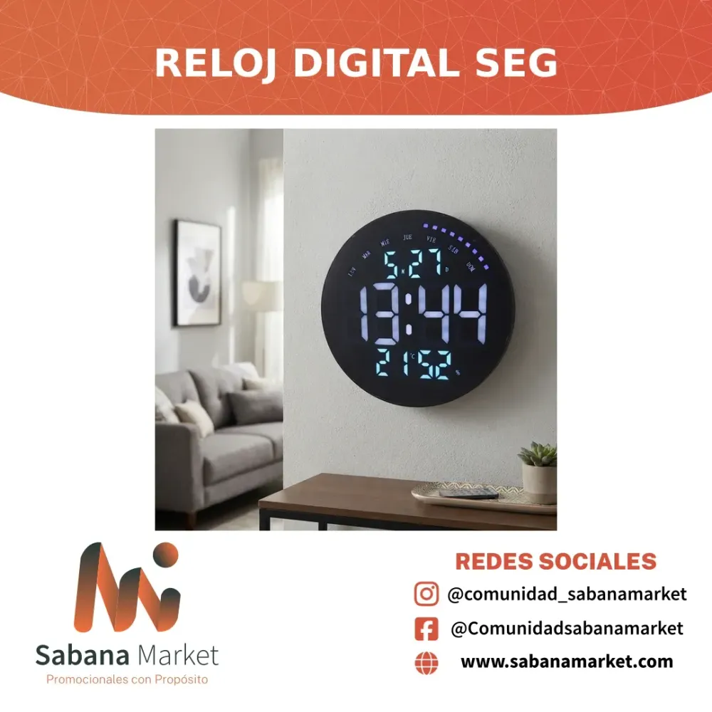 Reloj Digital Seg