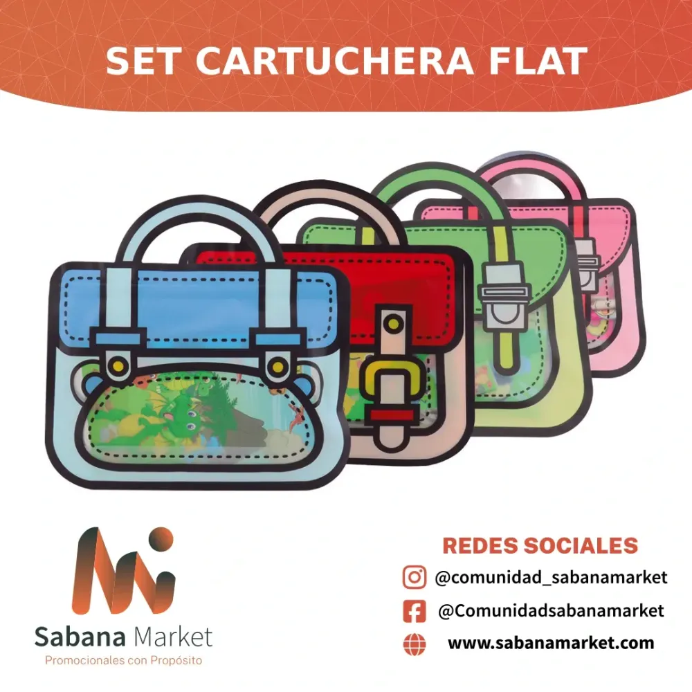 Set Cartuchera Flat