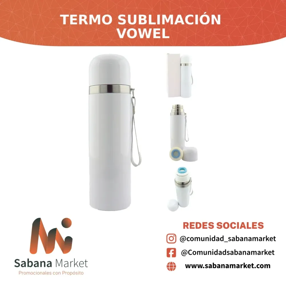 Termo Sublimación Vowel 500ML