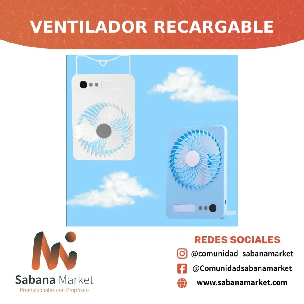 Ventilador Recargable