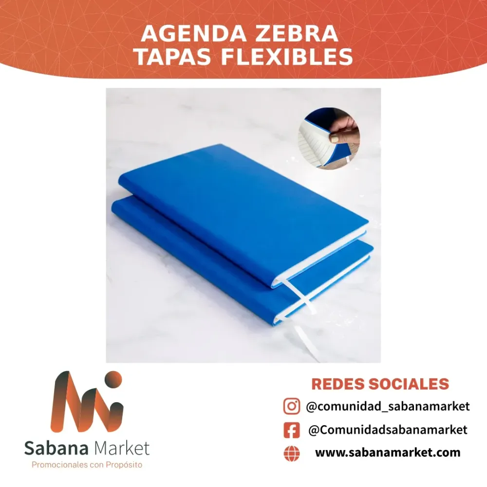 Agenda Zebra Tapas Flexibles