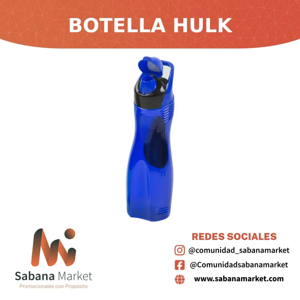 Botella Hulk