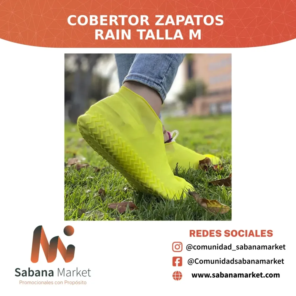 Cobertor Zapatos Rain Talla M