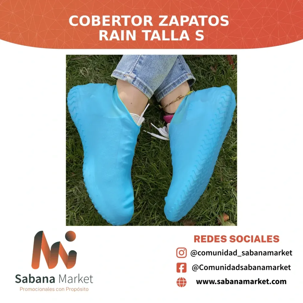 Cobertor Zapatos Rain Talla S