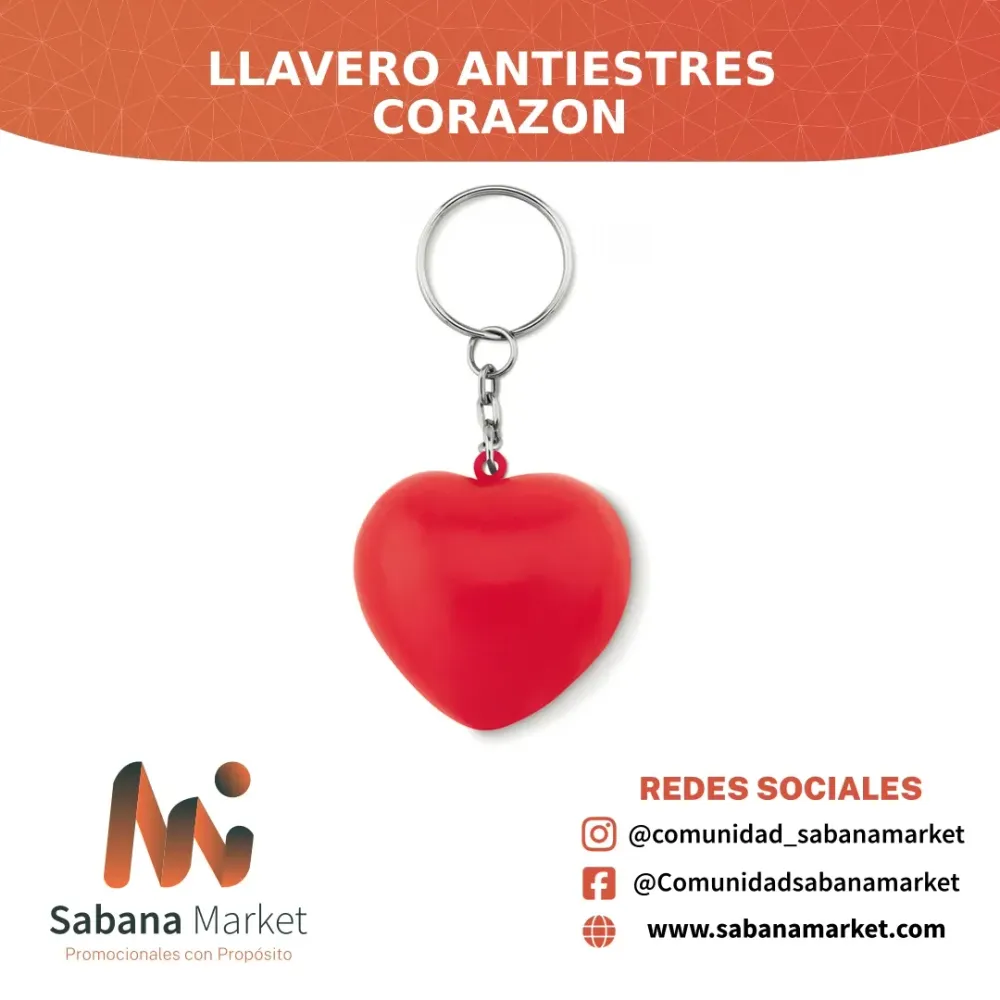 Llavero Antiestres Corazon