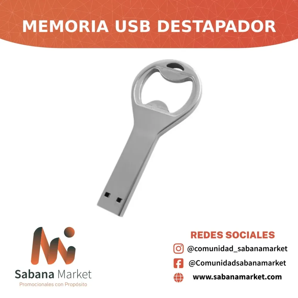 Memoria USB Destapador