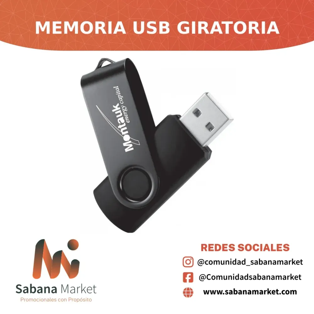 Memoria USB Giratoria