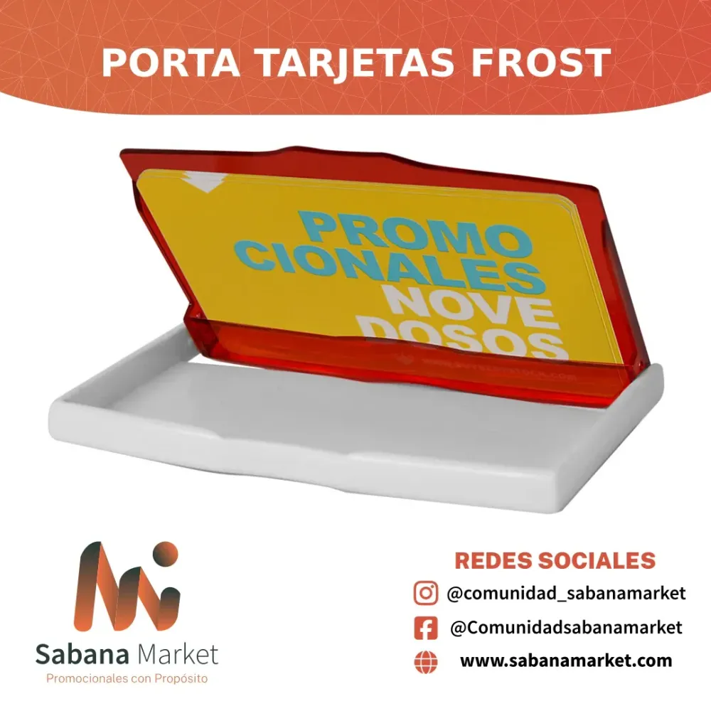 Porta Tarjetas Frost