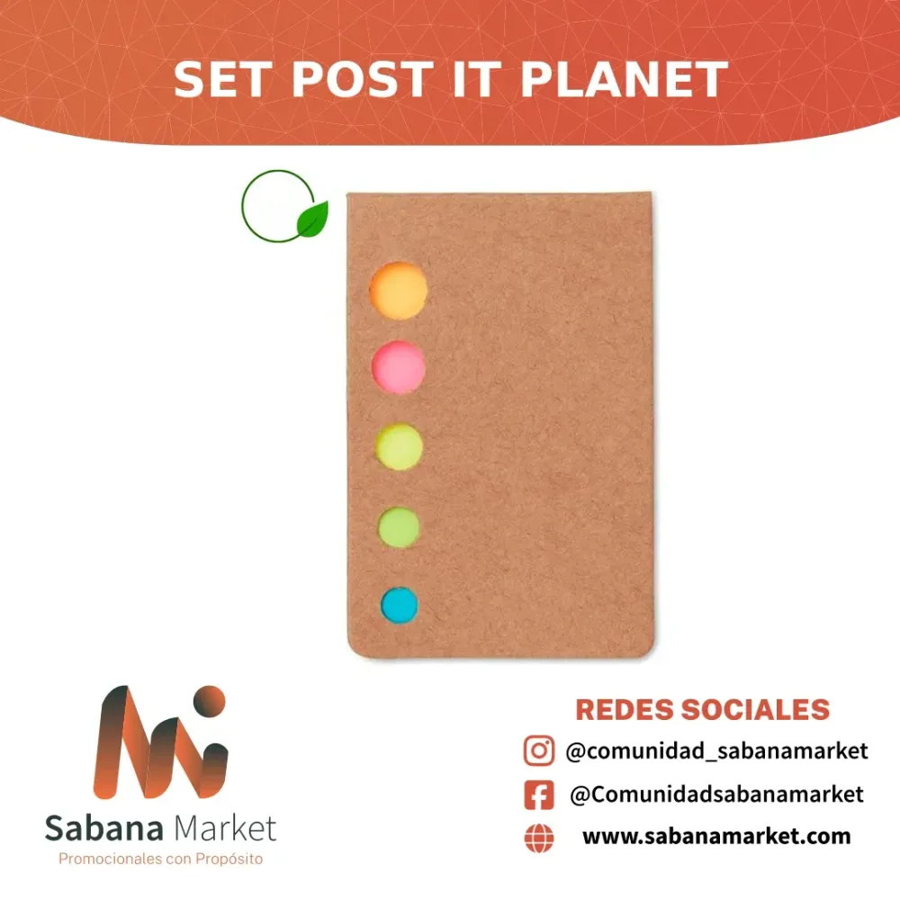 Set Post It Planet