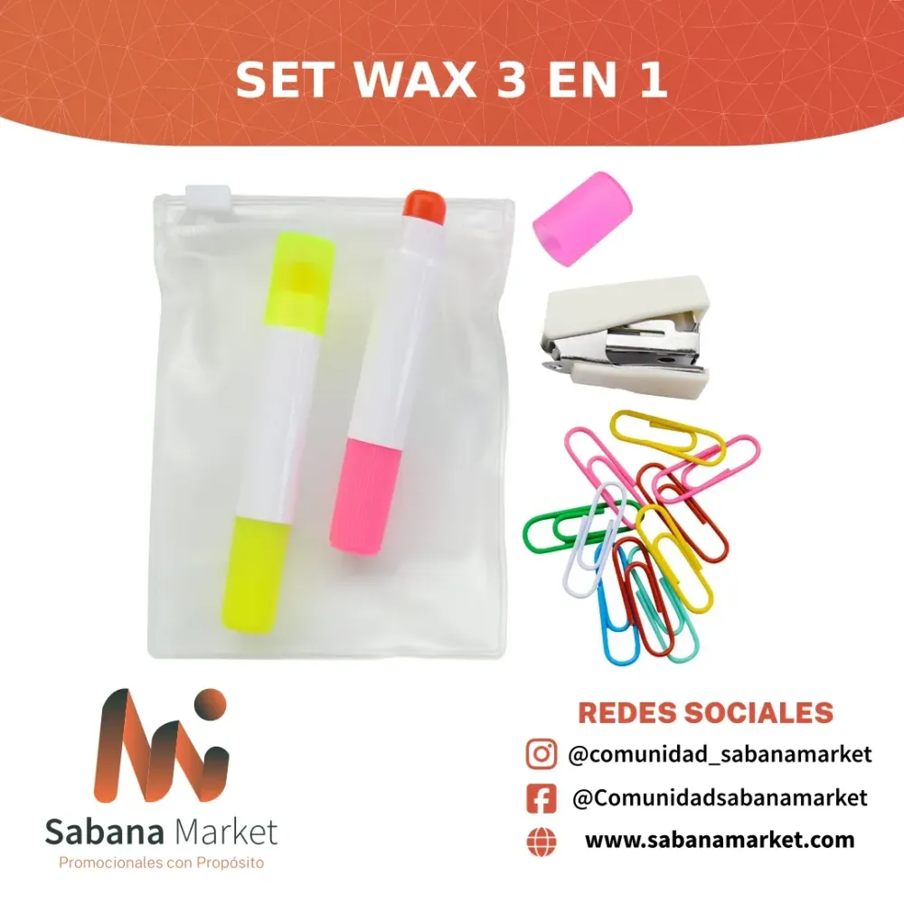 Set Wax 3 en 1