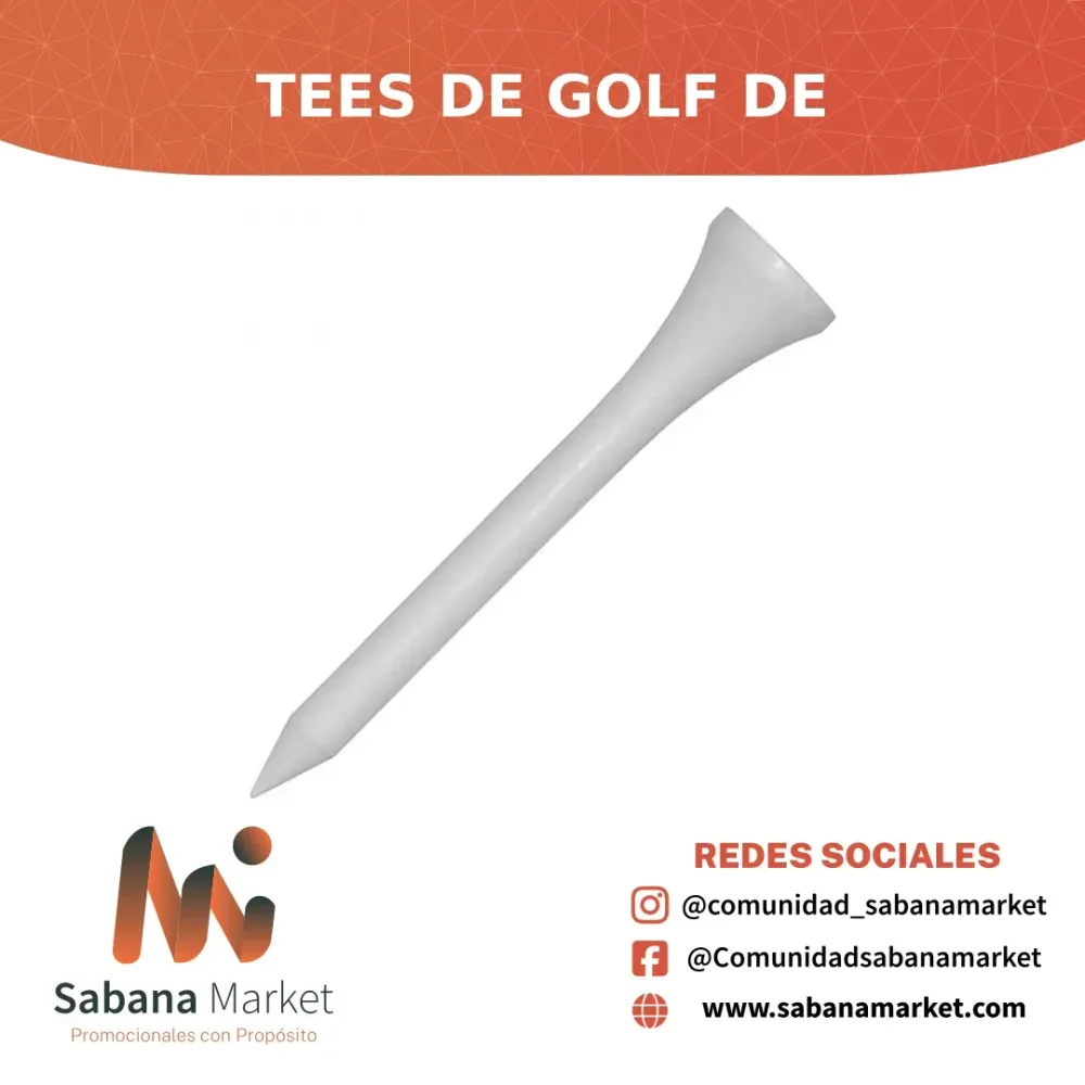 Tees de Golf de 5 cm