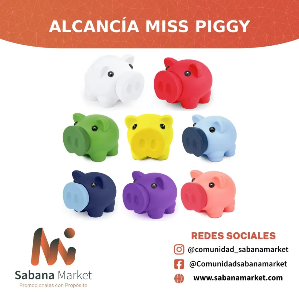 Alcancía Miss Piggy
