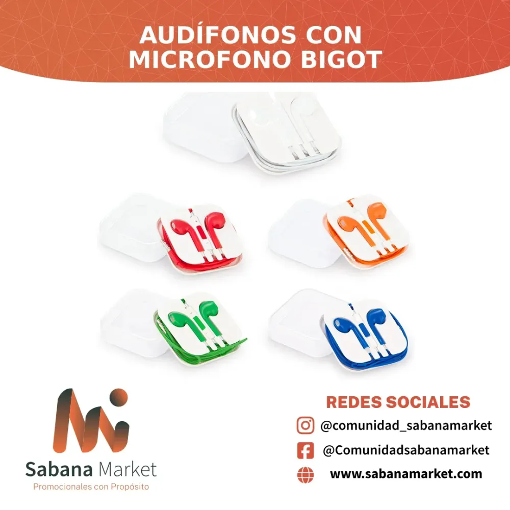 Audífonos con Microfono Bigot