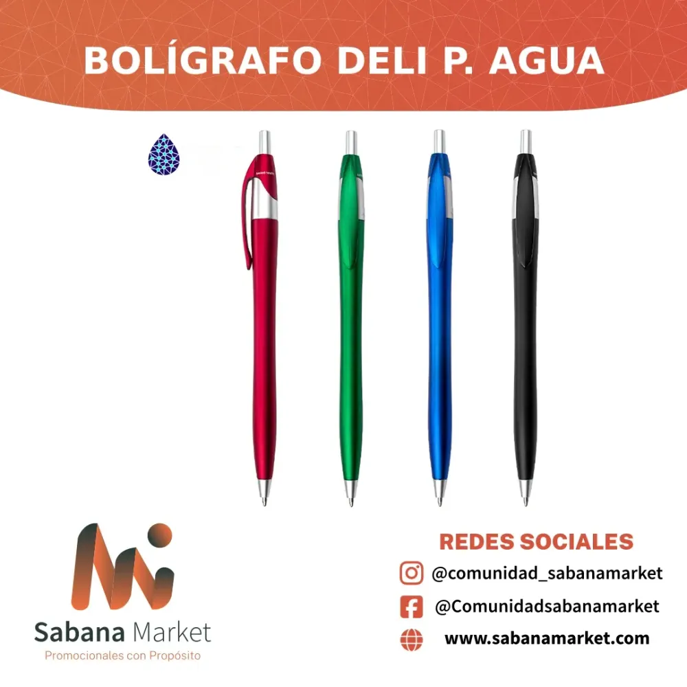 Bolígrafo Deli P. Agua