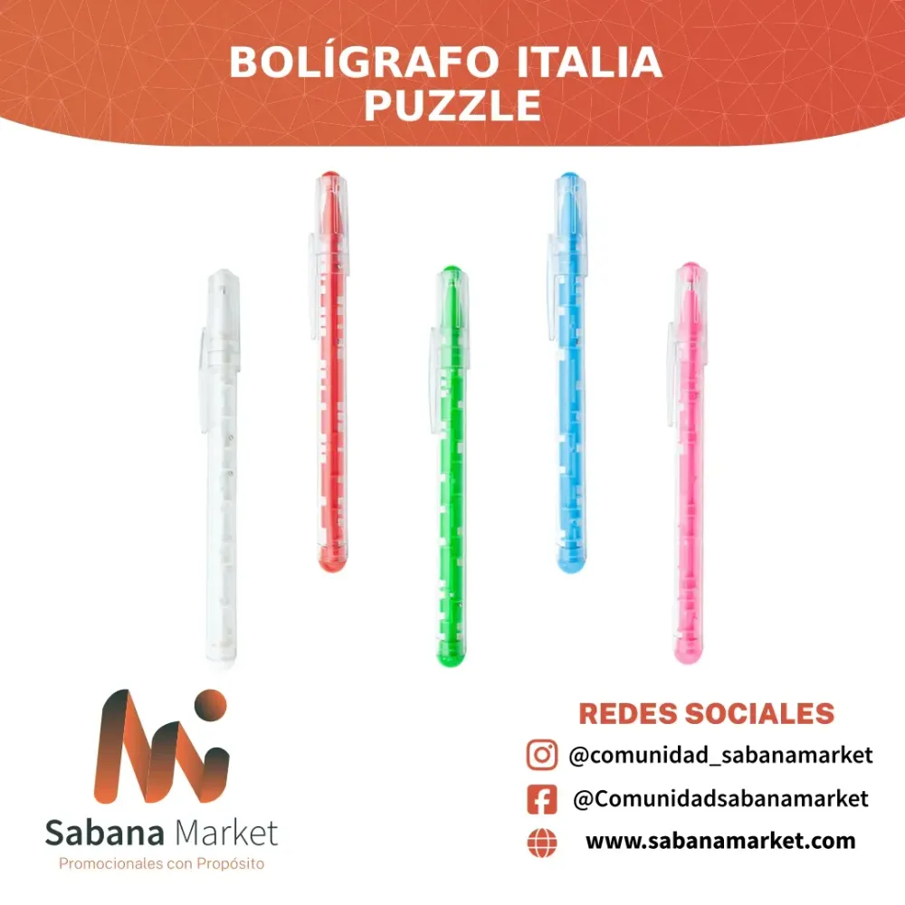 Bolígrafo Italia Puzzle