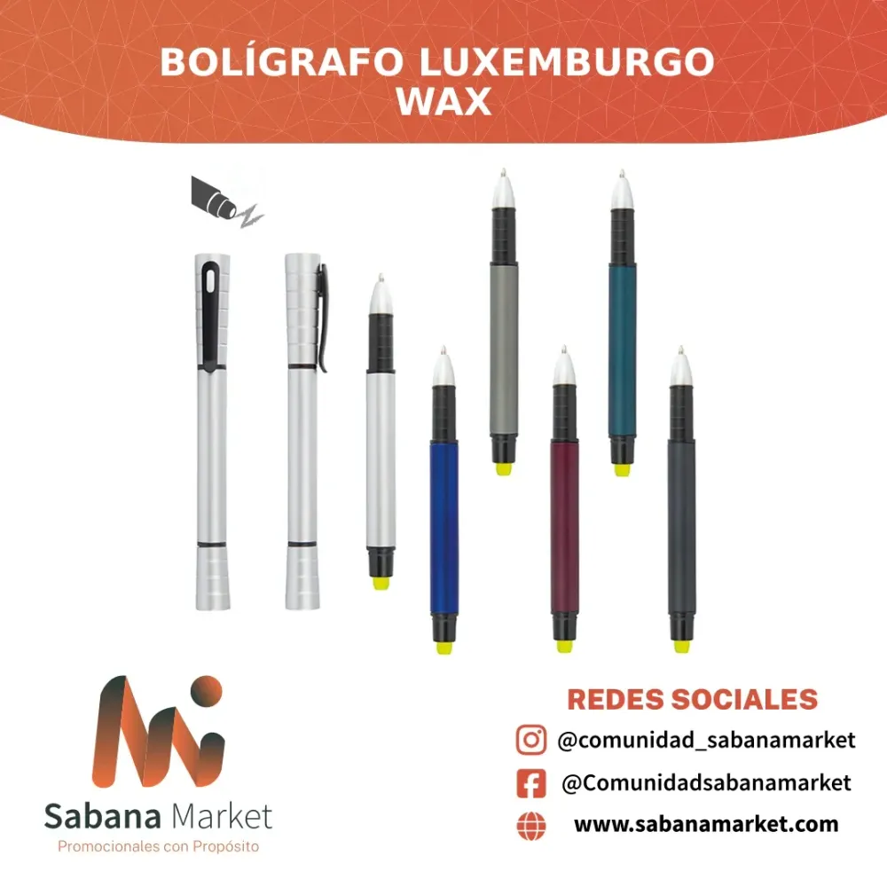 Bolígrafo Luxemburgo Wax