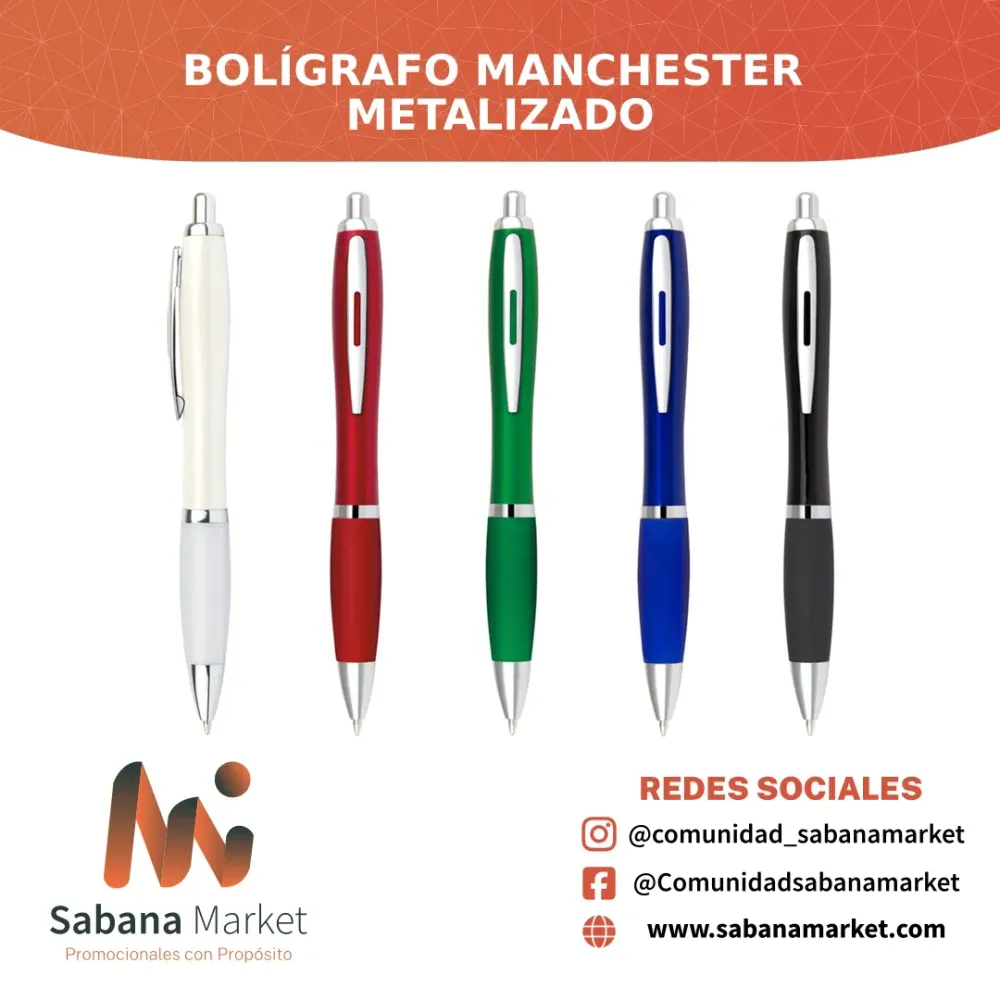 Bolígrafo Manchester Metalizado