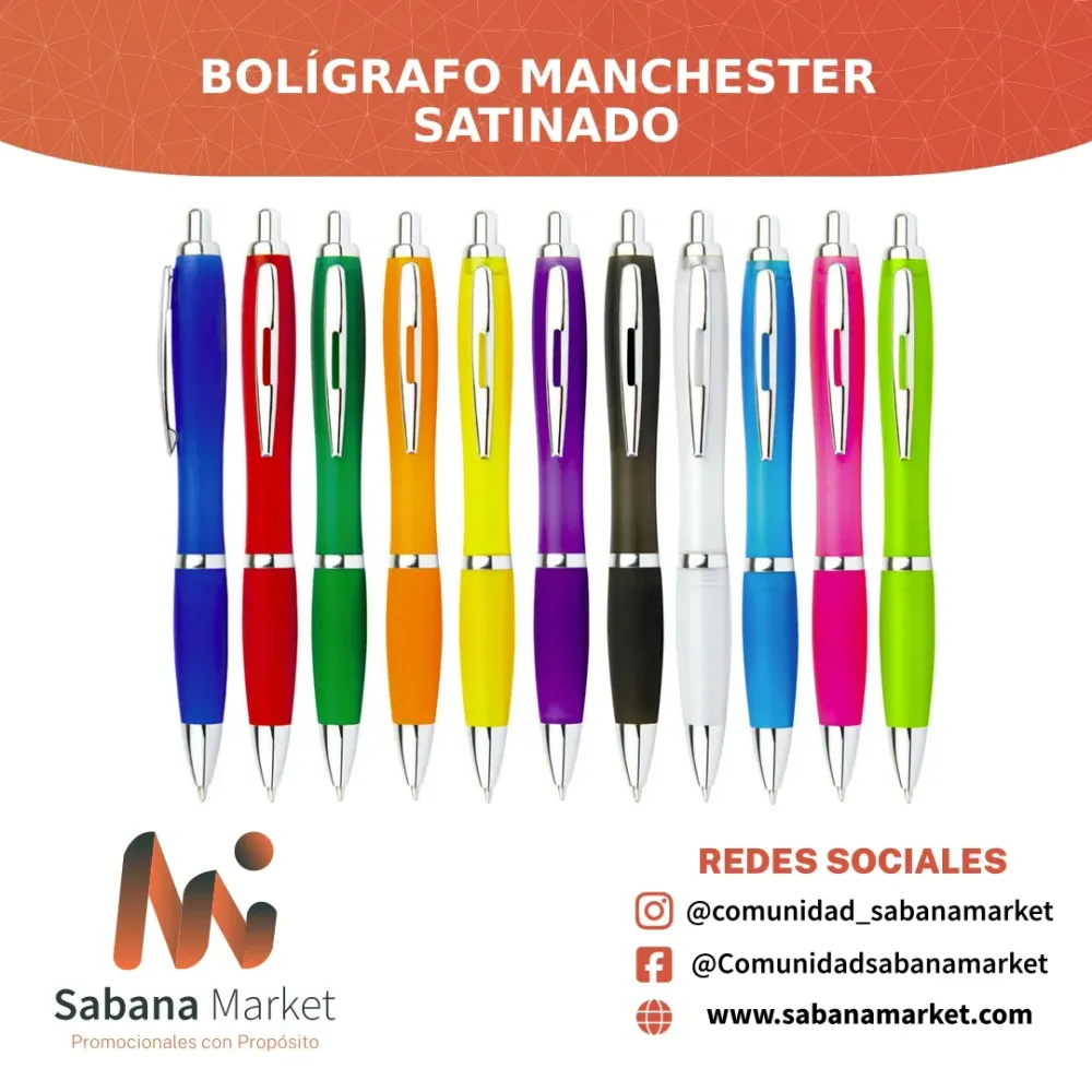 Bolígrafo Manchester Satinado