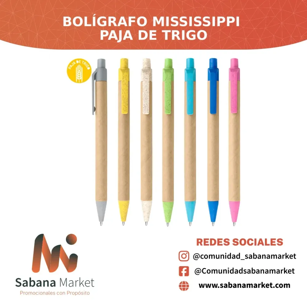 Bolígrafo Mississippi Paja de Trigo