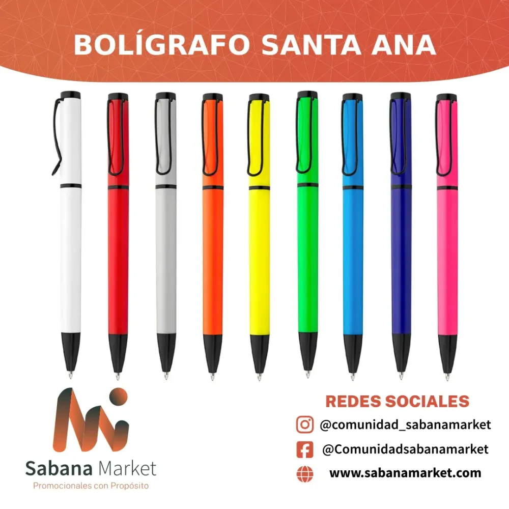 Bolígrafo Santa Ana