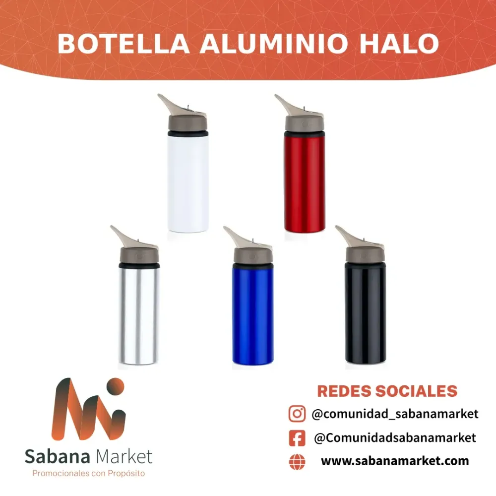 Botella Aluminio Halo