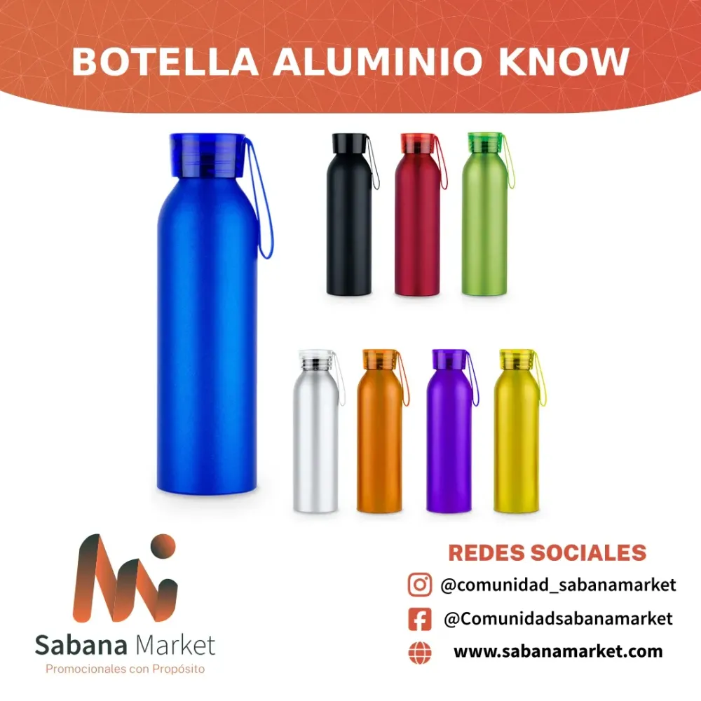 Botella Aluminio Know